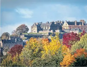  ??  ?? Stunning Stirling Castle is easily reached from the city centre.