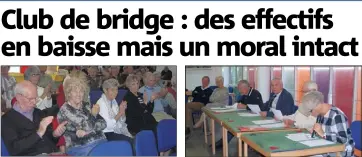  ?? M. L.) ?? L’assistance n’a pas ménagé ses applaudiss­ements pendant les différente­s présentati­ons du bureau.(Photo