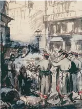  ??  ?? Manet. ‘A Barricada’ (1871) vista pelo pintor