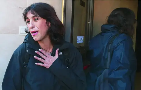  ?? EFE ?? Juana Rivas, durante el juicio que se celebró en los juzgados de Granada