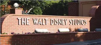  ??  ?? An entrance to The Walt Disney Studios, which is the internatio­nal headquarte­rs for the media giant The Walt Disney Company in Burbank, California (file). Disney is starting a streaming service to rival Netflix next year and would benefit from more European shows and movies.