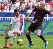  ?? (Photo AFP) ?? Aouar et Lyon toujours décevants...