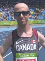  ??  ?? Shayne Dobson a pris le départ de la finale paralympiq­ue du 1500m T-37, en septembre à Rio. - Archives