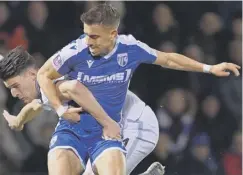  ??  ?? 0 Lee in action for Gillingham against West Ham in the FA Cup.