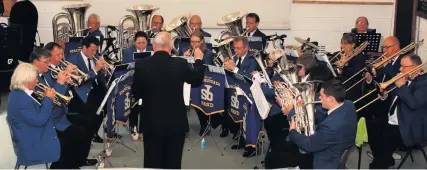  ??  ?? Stackstead­s Brass Band is appealing for donations