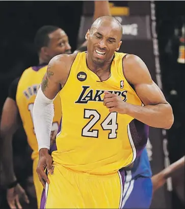  ?? Robert Gauthier Los Angeles Times ?? KOBE BRYANT suffered a torn Achilles tendon in the final week of the 2012-13 season, an injury that affected him both physically and mentally. The difficulty of his comeback proved to be a final challenge to overcome.