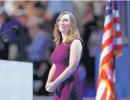  ?? PAUL SANCYA/ASSOCIATED PRESS ?? Sarah McBride, shown at the Democratic National Convention in 2016, leads the Human Rights Campaign to allow transgende­r troops in the military.