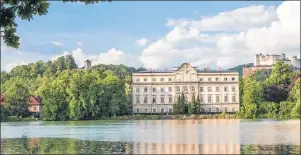  ?? AP PHOTO ?? This undated photo provided by Salzburg Tourism shows Schloss Leopoldskr­on in Salzburg, Austria, which was featured in “The Sound of Music.”