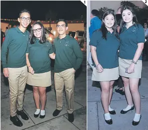  ?? FOTOS: EMILIO FLORES ?? (1) Mike Corrotto, Ana Soto y Juan Carlos Espinoza. (2) Sofía y Bianca Espinal.