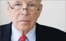  ?? Francine Orr Los Angeles Times ?? JOHN DEAN served as President Nixon’s White House counsel during Watergate. He believes Trump’s presidency could be buried by scandal even faster.