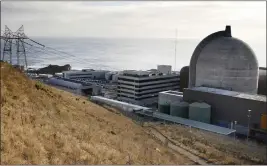  ?? MICHAEL A. MARIANT — THE ASSOCIATED PRESS FILE ?? One of Diablo Canyon Power Plant’s nuclear reactors in Avila Beach is seen Nov. 3, 2008.