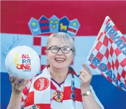  ?? Picture: DAVID SMITH ?? Mary Didulica will watch the World Cup final in Zagreb.