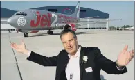  ??  ?? CUSTOMER SERVICE: Jet2 boss Philip Meeson said his airline intends to start flying again from Leeds Bradford Airport in mid June.