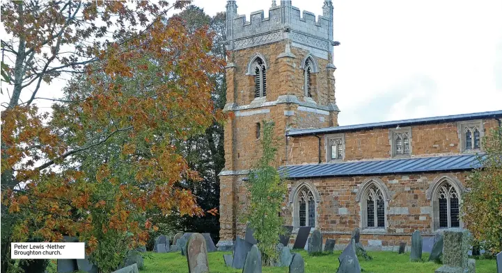  ?? ?? Peter Lewis -Nether Broughton church.