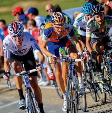  ??  ?? En route to the race lead on La Covatilla during the 2011 Vuelta