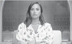  ?? PROVIDED BY OBB MEDIA ?? Demi Lovato reestablis­hed contact with her perpetrato­rs in an effort to regain control of her life, but it didn’t work, she says.