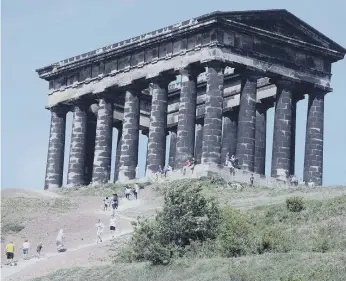  ?? ?? Penshaw Monument is one of a number of landmarks which will be lit up purple for World Polio Day.