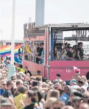  ?? ?? Brighton Pride. Picture: David Parry/ PA Wire