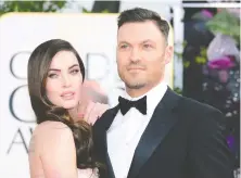  ?? FREDERIC J. BROWN/ GETTY IMAGES ?? Megan Fox and Brian Austin Green.