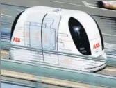  ??  ?? A pod taxi project will cost ₹50 per km, against ₹250 per km for metro service. Image for representa­tive purpose only