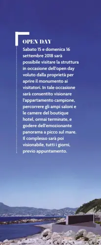  ??  ?? eretta nel a destra: 1938, Torre Fara viene oggi risanata e riqualific­ata quale edificio a destinazio­ne mista con, tra l’altro, appartamen­ti di lusso, boutique hotel, spa, ristorante. Della struttura originaria si ritrovano i principali stilemi, tipici dell’epoca, come il corpo curvilineo, le finestre a nastro e il basamento a due ali.