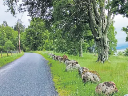  ??  ?? Fences and boulders have been used in a bid to stop irresponsi­ble campers.