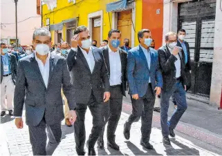  ?? FOTO: MIGUEL ÁNGEL MARTÍNEZ ?? Se reunieron 11 gobernador­es en Guanajuato capital.