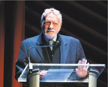  ?? Charles Sykes / Invision 2014 ?? Harold Prince, shown last year at a celebratio­n of Elaine Stritch’s career, says he didn’t find it difficult to condense his musicals in “Prince of Broadway” because, unlike his audience, he tends to forget his shows.