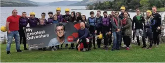  ??  ?? Outdoor fun The youngsters enjoyed their trip to Loch Tay