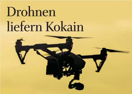  ?? BILD: SN/APA (DPA)/PATRICK PLEUL ?? Kriminelle benutzen Drohnen zum Auskundsch­aften oder für dubiose Lieferunge­n.