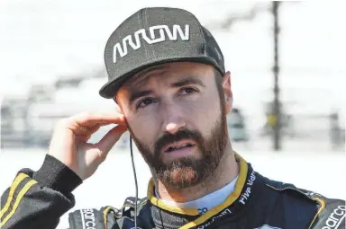  ??  ?? Ninth in the points standings, James Hinchcliff­e hopes to earn his first NTT IndyCar Series win Sunday in his hometown of Toronto.