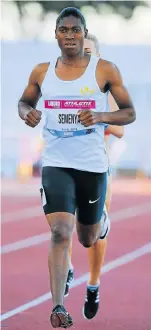  ??  ?? CASTER SEMENYA