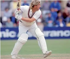  ??  ?? Weston wonder: Ian Botham batting at Clarence Park