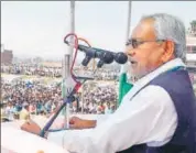  ?? HT PHOTO ?? Chief minister Nitish Kumar’s yatra will begin on Tuesday.