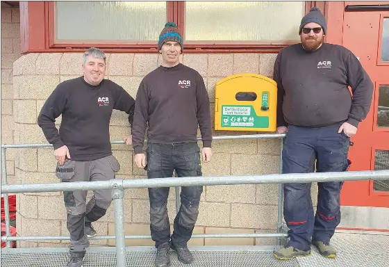 Defibrilla­tor in place at Rosyth’s Fleet Grounds - PressReader