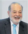  ??  ?? Carlos Slim. De visita.