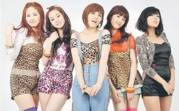  ??  ?? Wonder Girls are best known for the catchy tune ‘Nobody’.