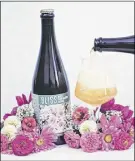  ?? SUBMITTED PHOTO ?? Bliss, a beer created by The Tatamagouc­he Brewing Company specifical­ly for the wedding of owners Christiane Jost and Matt Kenny, won gold at last weekend’s Atlantic Canadian Beer Awards in Halifax.