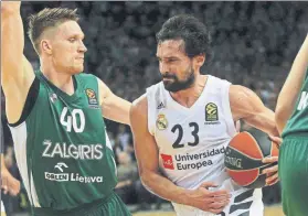  ?? FOTO: EFE ?? Sergio Llull, en un partido reciente. El base está entre algodones por su rodilla