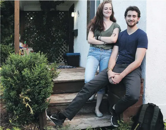  ?? JEAN LEVAC ?? Emily Kestle and Tristan Cordeau are hunting for a new rental apartment and, like many in Ottawa, are finding that navigating the market is far from easy.