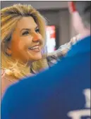  ?? Morgan Lieberman ?? Las Vegas Review-journal Michele Fiore will be sworn in to the Las Vegas City Council on Wednesday after winning a seat being vacated by the term-limited Steve Ross.