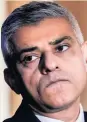  ??  ?? VOTE CALL Sadiq Khan