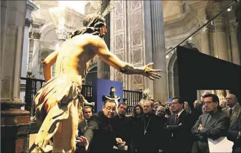  ?? Fotos: Alejandro Moreno ?? Cristo del Perdón, de Pedro Roldán. Parroquia Santa María La Coronada de Medina Sidonia