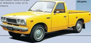  ?? ?? A lo largo de los 55 años la Hilux fue incorporan­do mucha tecnología, siendo ahora equiparabl­e a la de los vehículos de alta gama.