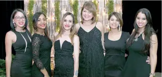  ?? F.E. ?? Cheytania Batista, Clara Balvuena, Lirol Camacho, Zarina Montalvo, Desiree Jiménez y Paola Medina.