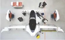  ?? Courtesy of Lilium ?? Seen above is Lilium Jet prototype, an all-electric vertical take-off and landing five-seater developed to be commercial­ized for air taxi service by Lilium.