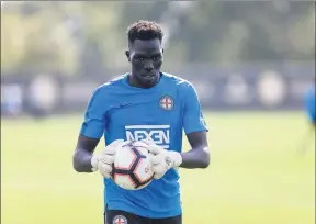  ?? Picture: Aleksander Jacob ?? Bright star: Majak Mawith has gone on to represent South Sudan since departing Melbourne City.
