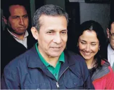  ??  ?? ► Humala y su esposa, en julio de 2017.