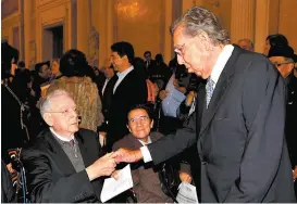  ??  ?? Martínez Corbalá y Cuauhtémoc Cárdenas.