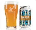  ?? CONTRIBUTE­D ?? Monday Night Brewing Han Brolo Pale Ale tops Paste Magazine’s list in the pale ale category. It won a blind tasting test, beating out 150 others.